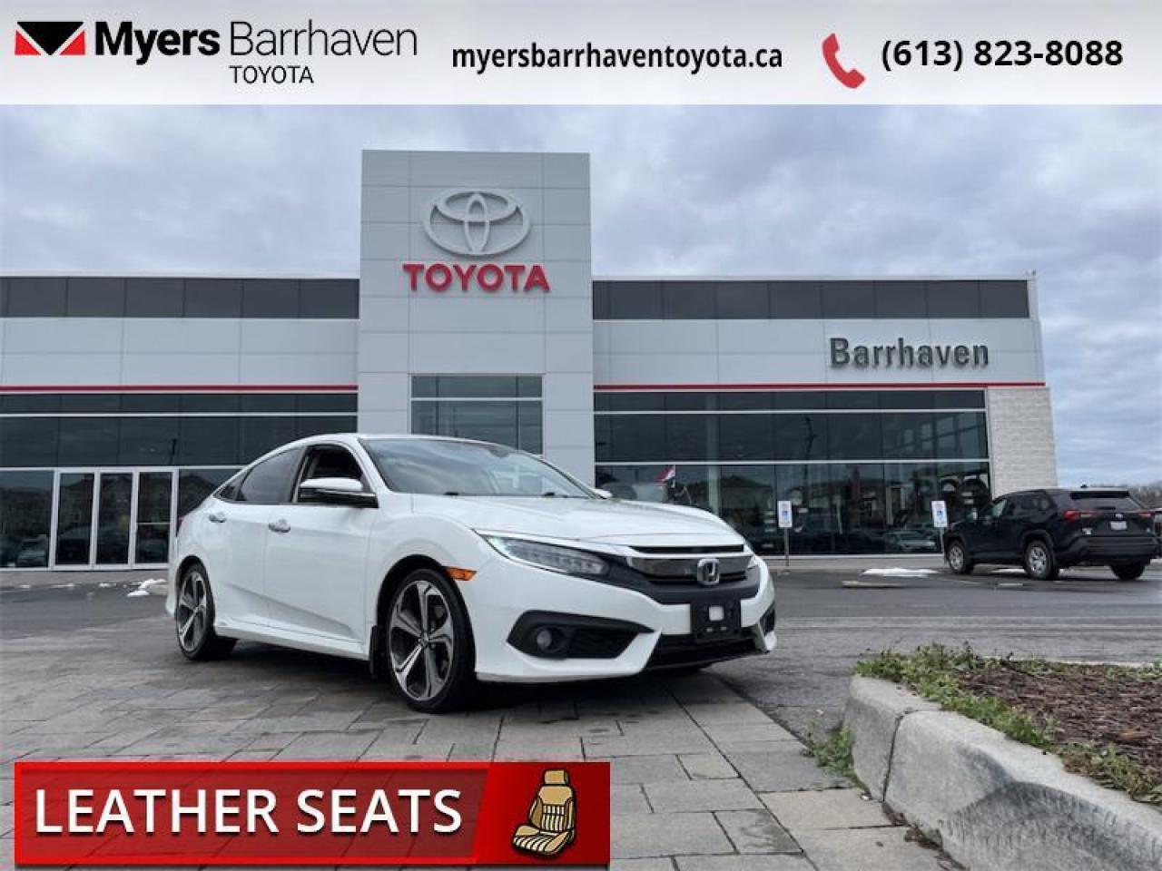 Used 2016 Honda Civic Sedan Touring  - Navigation -  Leather Seats for sale in Ottawa, ON