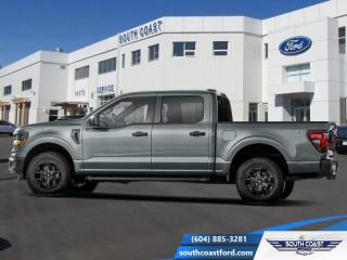 <b>20 Aluminum Wheels!</b><br> <br>   Smart engineering, impressive tech, and rugged styling make the F-150 hard to pass up. <br> <br>Just as you mould, strengthen and adapt to fit your lifestyle, the truck you own should do the same. The Ford F-150 puts productivity, practicality and reliability at the forefront, with a host of convenience and tech features as well as rock-solid build quality, ensuring that all of your day-to-day activities are a breeze. Theres one for the working warrior, the long hauler and the fanatic. No matter who you are and what you do with your truck, F-150 doesnt miss.<br> <br> This carbonized grey metallic Crew Cab 4X4 pickup   has a 10 speed automatic transmission and is powered by a  325HP 2.7L V6 Cylinder Engine.<br> <br> Our F-150s trim level is STX. This STX trim steps things up with upgraded aluminum wheels, along with great standard features such as class IV tow equipment with trailer sway control, remote keyless entry, cargo box lighting, and a 12-inch infotainment screen powered by SYNC 4 featuring voice-activated navigation, SiriusXM satellite radio, Apple CarPlay, Android Auto and FordPass Connect 5G internet hotspot. Safety features also include blind spot detection, lane keep assist with lane departure warning, front and rear collision mitigation and automatic emergency braking. This vehicle has been upgraded with the following features: 20 Aluminum Wheels. <br><br> View the original window sticker for this vehicle with this url <b><a href=http://www.windowsticker.forddirect.com/windowsticker.pdf?vin=1FTEW2LP8RFA18118 target=_blank>http://www.windowsticker.forddirect.com/windowsticker.pdf?vin=1FTEW2LP8RFA18118</a></b>.<br> <br>To apply right now for financing use this link : <a href=https://www.southcoastford.com/financing/ target=_blank>https://www.southcoastford.com/financing/</a><br><br> <br/> See dealer for details. <br> <br>Call South Coast Ford Sales or come visit us in person. Were convenient to Sechelt, BC and located at 5606 Wharf Avenue. and look forward to helping you with your automotive needs. <br><br> Come by and check out our fleet of 20+ used cars and trucks and 110+ new cars and trucks for sale in Sechelt.  o~o