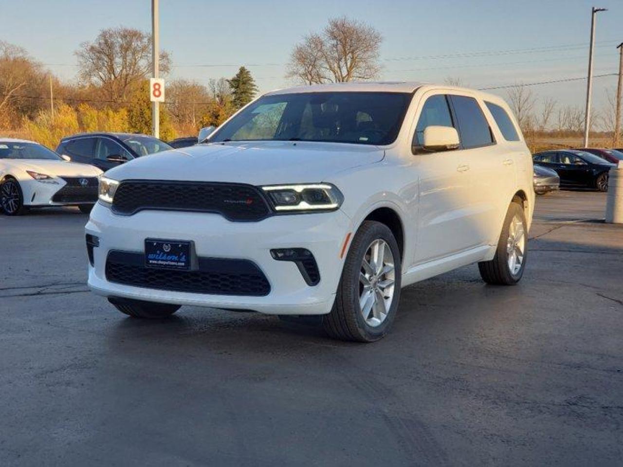 Used 2021 Dodge Durango GT AWD, Sunroof, Leather/Suede, CarPlay + Android, Remote Start, Heated Steering + Seats & More! for sale in Guelph, ON