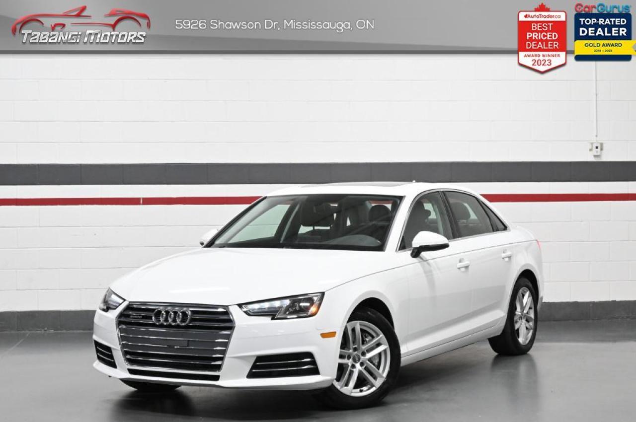 Used 2017 Audi A4 No Accident Sunroof Carplay Heated Seats Push Start for sale in Mississauga, ON