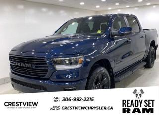 1500 SPORT CREW CAB 4X4 ( 144. Check out this vehicles pictures, features, options and specs, and let us know if you have any questions. Helping find the perfect vehicle FOR YOU is our only priority.P.S...Sometimes texting is easier. Text (or call) 306-994-7040 for fast answers at your fingertips!This Ram 1500 boasts a Gas/Electric V-8 5.7 L/345 engine powering this Automatic transmission. WHEELS: 20 X 9 ALUMINUM, TRANSMISSION: 8-SPEED AUTOMATIC, TRAILER BRAKE CONTROL.* This Ram 1500 Features the Following Options *QUICK ORDER PACKAGE 27L SPORT , TIRES: 275/55R20 OWL ALL-SEASON, SPORT PERFORMANCE HOOD, REAR WHEELHOUSE LINERS, PATRIOT BLUE PEARL, ENGINE: 5.7L HEMI VVT V8 W/MDS & ETORQUE, CLASS IV RECEIVER HITCH, BLACK, CLOTH/VINYL BUCKET SEATS, BLACK MOPAR TUBULAR SIDE STEPS, 3.92 REAR AXLE RATIO.* Stop By Today *Treat yourself- stop by Crestview Chrysler (Capital) located at 601 Albert St, Regina, SK S4R2P4 to make this car yours today!