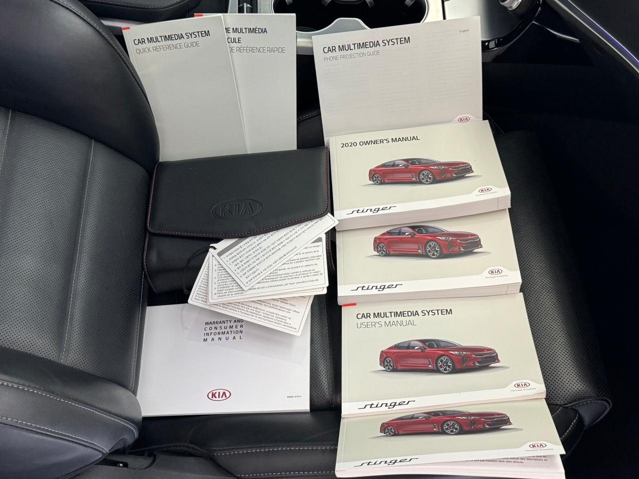 2020 Kia Stinger GT Limited AWD 3.3T+HUD+Adptive Cruise+CLEANCARFAX Photo110