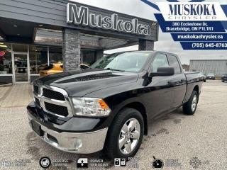 This RAM 1500 ST, with a Regular Unleaded V-6 3.6 L/220 engine, features a 8-Speed Automatic w/OD transmission, and generates 23 highway/16 city L/100km. Find this vehicle with only 140166 kilometers!  RAM 1500 ST Options: This RAM 1500 ST offers a multitude of options. Technology options include: Radio w/Seek-Scan, Clock and Radio Data System, Radio: 3.0, MP3 Player, Radio w/Seek-Scan, Clock and Radio Data System.  Safety options include Variable Intermittent Wipers, Power Door Locks, Systems Monitor, Airbag Occupancy Sensor, Curtain 1st And 2nd Row Airbags.  Visit Us: Find this RAM 1500 ST at Muskoka Chrysler today. We are conveniently located at 380 Ecclestone Dr Bracebridge ON P1L1R1. Muskoka Chrysler has been serving our local community for over 40 years. We take pride in giving back to the community while providing the best customer service. We appreciate each and opportunity we have to serve you, not as a customer but as a friend