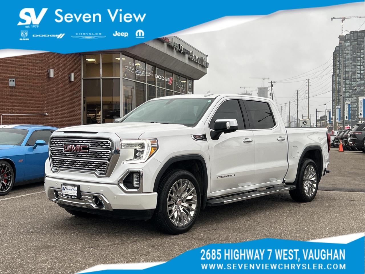 Used 2021 GMC Sierra 1500 4WD Crew Cab 147  Denali NAVI/SUNROOF/BLIND SPOT for sale in Concord, ON