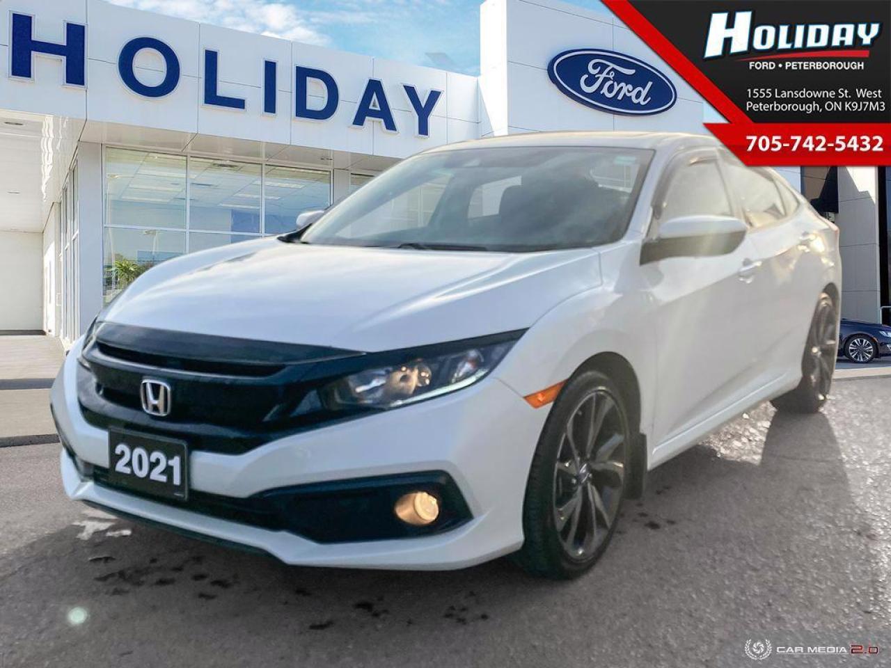 Used 2021 Honda Civic Sedan Sport for sale in Peterborough, ON
