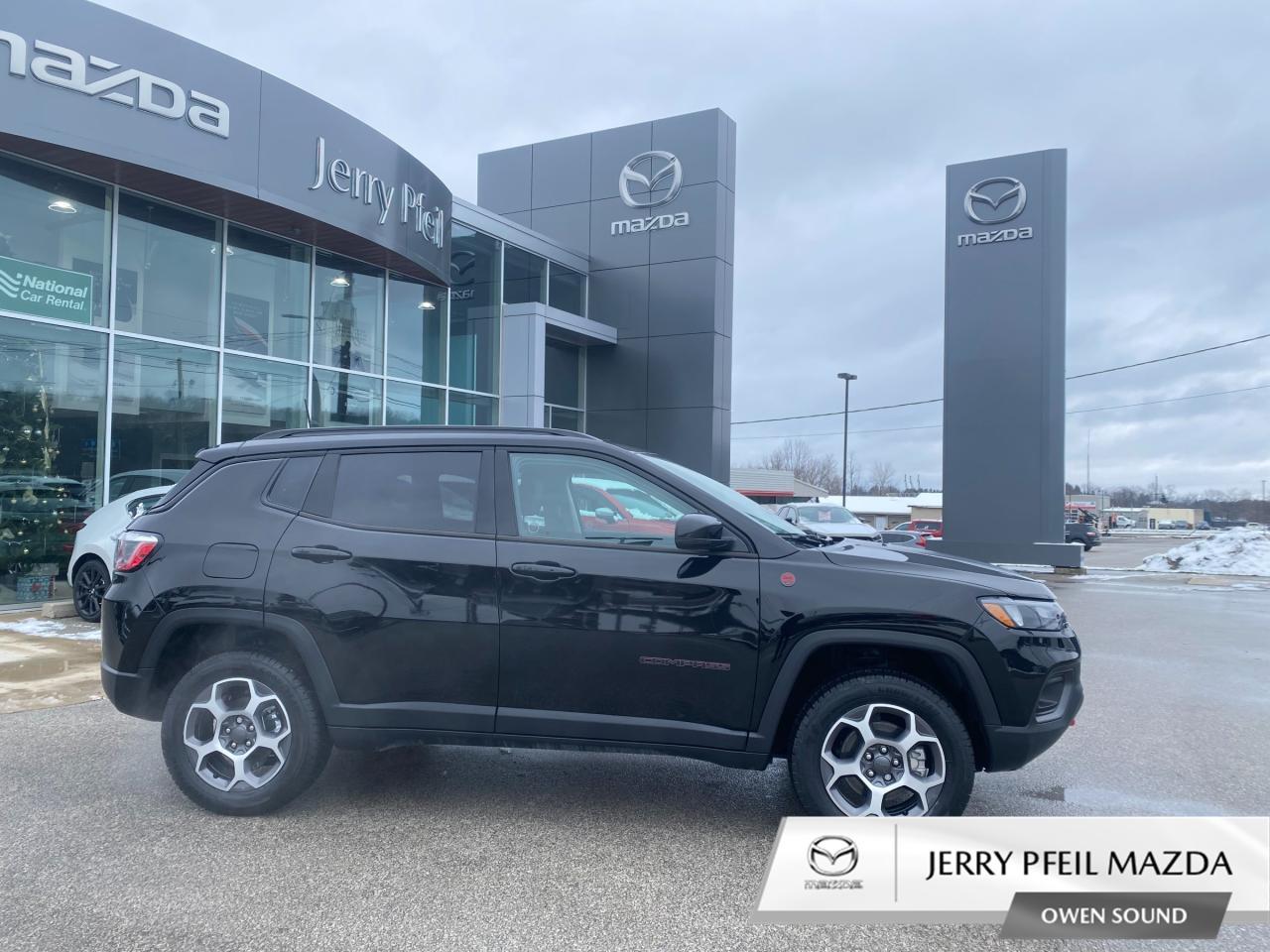 Used 2022 Jeep Compass Trailhawk - Low KM - Pano Roof - Back Up Cam for sale in Owen Sound, ON