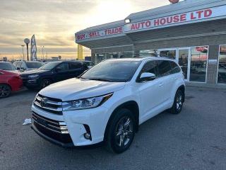 <div>2017 TOYOTA HIGHLANDER AWD LIMITED WITH 93872 KMS, NAVIGATION, 360 BACKUP CAMERA, PANORAMIC ROOF, HEATED STEERING WHEEL, PUSH BUTTON START, BLUETOOTH, USB/AUX, LANE ASSIST, DRIVE MODES, THIRD ROW SEAT, BLIND SPOT DETECTION, HEATED SEATS, REAR HEATED SEATS, VENTILATED SEATS, MEMORY SEATS, LEATHER SEATS, CD/RADIO, AC, JBL SPEAKER SYSTEM, POWER WINDOWS LOCKS SEATS AND MORE! </div>