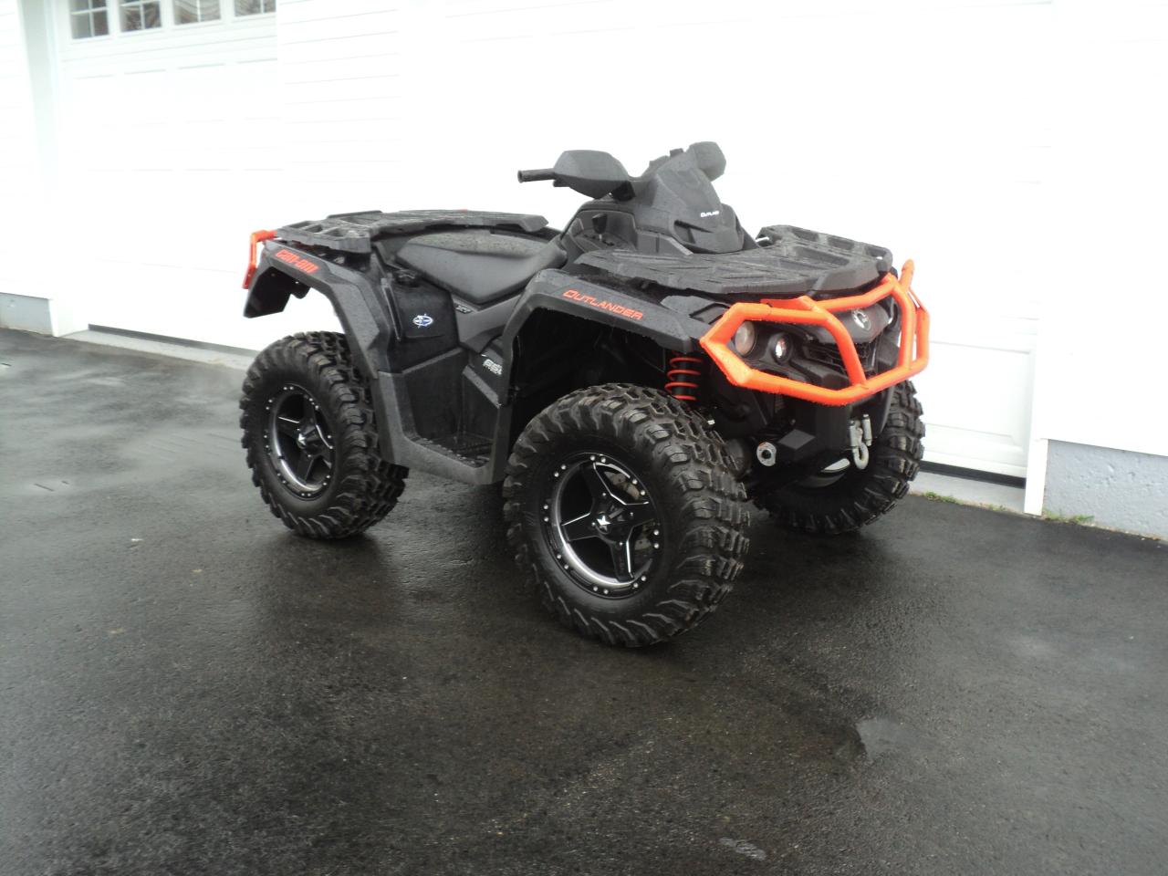 <p>Excellent condition!Financing available! Power steering Front and rear bumpers, hand guards, wintch, heated hand and thumb warmers.New TS Offroad 28 tires with alloy MSA Mag wheels. Comes with both keys. Really nice bike! Contact Mike for information at 902 899-2384</p><p><strong>WAS $11,900Now $11500</strong></p><p><strong>Year</strong></p><p><strong>2020</strong></p><p><strong>Make</strong></p><p><strong>Can Am</strong></p><p><strong>Model</strong></p><p><strong>Outlander 650 XT EPS</strong></p><p><strong>Mileage</strong></p><p><strong>4600 IT IS IN MILES</strong></p><p><strong>Engine</strong></p><p><strong>650 cc</strong></p><p><strong>Drive</strong></p><p><strong>4WD</strong></p><p><strong>Color</strong></p><p><strong>Black and Red</strong></p><p><strong>Fuel System</strong></p><p><strong>fuel injected</strong></p><p><strong>Cooling System</strong></p><p><strong>liqued coole</strong></p>