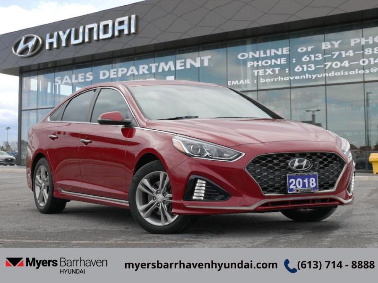 Used 2018 Hyundai Sonata Sport  - Sunroof -  Heated Seats - $155 B/W for sale in Nepean, ON