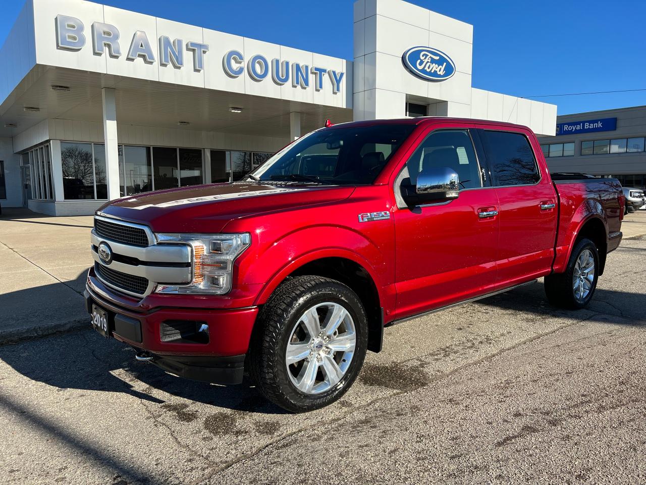 Used 2019 Ford F-150 PLATINUM 4WD SUPERCREW 5.5' BOX for sale in Brantford, ON