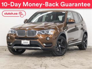 Used 2017 BMW X3 xDrive28i w/ Rearview Cam, Bluetooth, Nav for sale in Toronto, ON