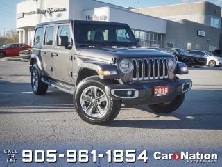 Used 2018 Jeep Wrangler Unlimited Sahara 4x4| NAV| COLD WEATHER GROUP| for sale in Burlington, ON
