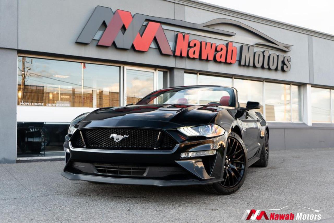 Used 2020 Ford Mustang GT PREMIUM CONVERTIBLE|RED INTERIOR|BREMBO BRAKES|ALLOYS| for sale in Brampton, ON