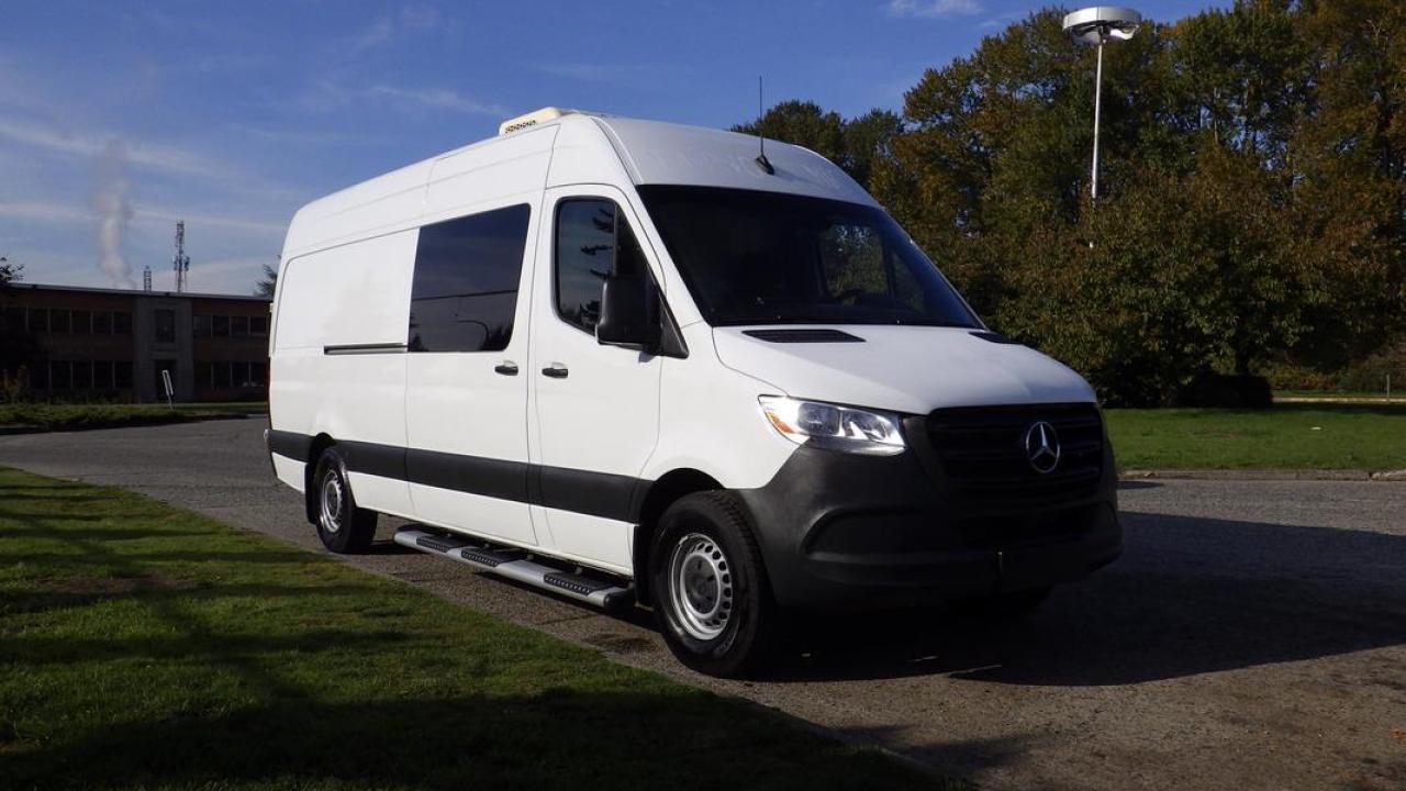 2020 Mercedes-Benz Sprinter 2500 High Roof  Hearing Test  Cargo Van 170-inch WheeBase, Rear Wheelchair lift 3.0L L6 DIESEL engine, 6 cylinder, 2 door, automatic, 4X2, cruise control, air conditioning, AM/FM radio, navigation aid, bluetooth, backup camera, power door locks, power windows, power mirrors, estimated value of rear setup is $60,000. white exterior, black interior, cloth. $98,870.00 plus $375 processing fee, $99,245.00 total payment obligation before taxes.  Listing report, warranty, contract commitment cancellation fee, financing available on approved credit (some limitations and exceptions may apply). All above specifications and information is considered to be accurate but is not guaranteed and no opinion or advice is given as to whether this item should be purchased. We do not allow test drives due to theft, fraud and acts of vandalism. Instead we provide the following benefits: Complimentary Warranty (with options to extend), Limited Money Back Satisfaction Guarantee on Fully Completed Contracts, Contract Commitment Cancellation, and an Open-Ended Sell-Back Option. Ask seller for details or call 604-522-REPO(7376) to confirm listing availability.
