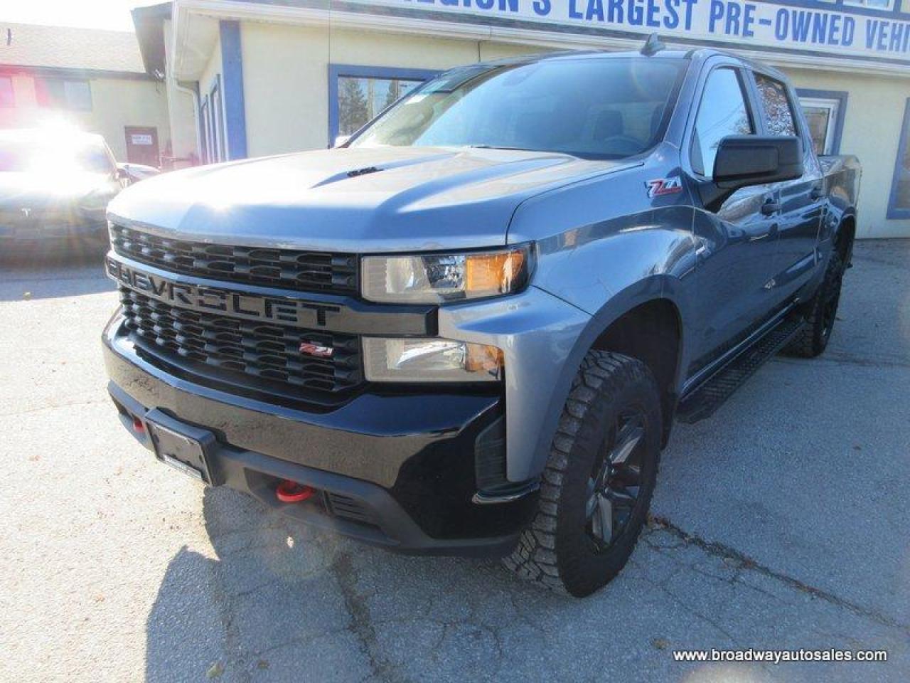 2022 Chevrolet Silverado 1500 WORK READY TRAIL-BOSS-Z71-CUSTOM-MODEL 6 PASSENGER 6.2L - V8.. 4X4.. CREW-CAB.. SHORTY.. BACK-UP CAMERA.. BLUETOOTH SYSTEM.. KEYLESS ENTRY..