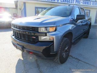 Used 2022 Chevrolet Silverado 1500 WORK READY TRAIL-BOSS-Z71-CUSTOM-MODEL 6 PASSENGER 6.2L - V8.. 4X4.. CREW-CAB.. SHORTY.. BACK-UP CAMERA.. BLUETOOTH SYSTEM.. KEYLESS ENTRY.. for sale in Bradford, ON