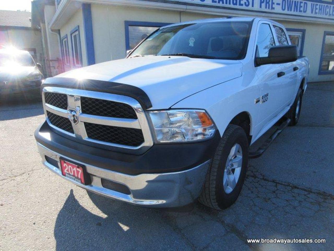 2017 Dodge Ram 1500 GREAT VALUE ST-MODEL 6 PASSENGER 5.7L - V8.. 4X4.. CREW-CAB.. SHORTY.. BACK-UP CAMERA.. BLUETOOTH SYSTEM.. TOW SUPPORT.. KEYLESS ENTRY..