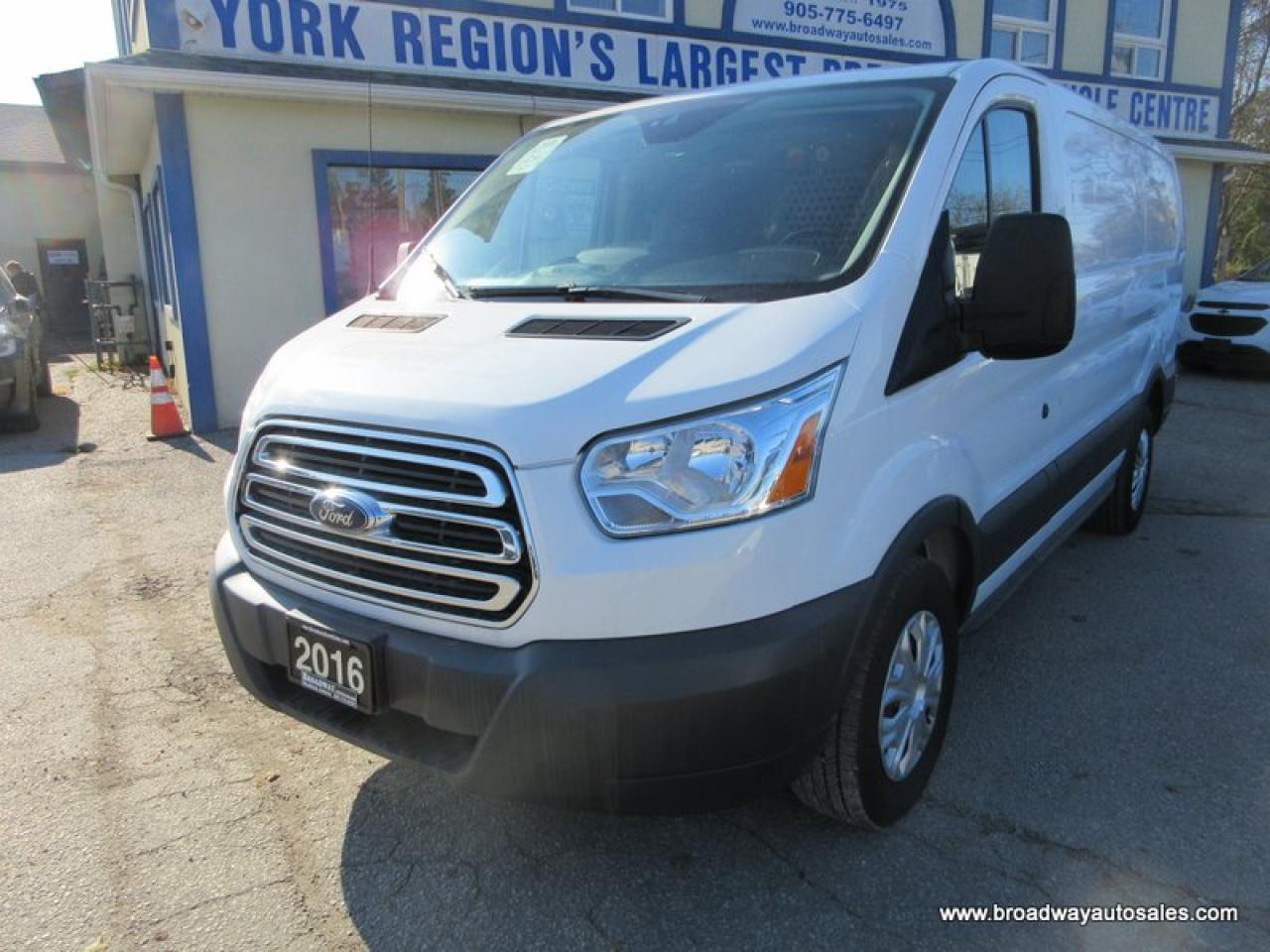 2016 Ford Transit T-150 CARGO MOVING 150-SERIES 2 PASSENGER 3.5L - ECO-BOOST.. SHELVING-AREAS.. LOW-ROOF.. 130-INCH-WHEEL-BASE.. BACK-UP CAMERA.. AIR CONDITIONING..