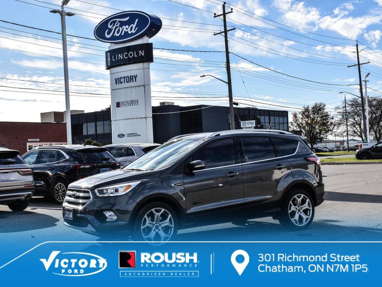Used 2018 Ford Escape Titanium 4WD | PANORAMIC SUNROOF | NAVIGATION | for sale in Chatham, ON