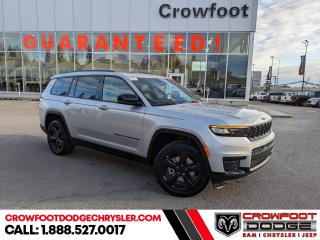 <b>Sunroof, Trailer Tow Group!</b><br> <br> <br> <br>  This 2024 Jeep Grand Cherokee L can take you to any mountain peak and back in comfort and safety. <br> <br>The next step in the iconic Grand Cherokee name, this 2024 Grand Cherokee L is here to prove that great things can also come in huge packages. Dont let the size fool you, though. This Grand Cherokee may be large and in charge, but it still brings efficiency and classic Jeep agility. Whether youre maneuvering a parking garage or a backwood trail, this Grand Cherokee L is ready for your next adventure, no matter how big.<br> <br> This silver zynith SUV  has an automatic transmission and is powered by a  293HP 3.6L V6 Cylinder Engine.<br> <br> Our Grand Cherokee Ls trim level is Altitude. This Cherokee L Altitude adds on upgraded aluminum wheels and body-colored front and rear bumpers, with great base features such as tow equipment with trailer sway control, LED headlights, heated front seats with a heated steering wheel, voice-activated dual zone climate control, mobile hotspot internet access, and an 8.4-inch infotainment screen powered by Uconnect 5. Assistive and safety features also include adaptive cruise control, blind spot detection, lane keeping assist with lane departure warning, front and rear collision mitigation, ParkSense front and rear parking sensors, and even more! This vehicle has been upgraded with the following features: Sunroof, Trailer Tow Group. <br><br> <br>To apply right now for financing use this link : <a href=https://www.crowfootdodgechrysler.com/tools/autoverify/finance.htm target=_blank>https://www.crowfootdodgechrysler.com/tools/autoverify/finance.htm</a><br><br> <br/> Total  cash rebate of $3389 is reflected in the price. Credit includes up to 5% MSRP. <br> Buy this vehicle now for the lowest bi-weekly payment of <b>$397.33</b> with $0 down for 96 months @ 6.49% APR O.A.C. ( Plus GST  documentation fee    / Total Obligation of $82645  ).  Incentives expire 2024-02-29.  See dealer for details. <br> <br>We pride ourselves in consistently exceeding our customers expectations. Please dont hesitate to give us a call.<br> Come by and check out our fleet of 80+ used cars and trucks and 180+ new cars and trucks for sale in Calgary.  o~o