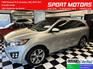 Used 2016 Kia Sorento SX 7 Passenger V6 AWD+Roof+Blind Spot+CLEAN CARFAX for sale in London, ON