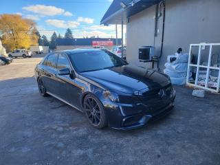 <p>CERTIFIED WITH 2 YEAR WARRANTY INCLUDED!!</p><p>Super clean E63, HIGH spec model with DESIGNO interior(12K) upgrade, pano roof, distronic, BSM, lane keeper, navigation, back up camera and MORE. NO ACCIDENTS, NEW Michelin SPORT tires just installed. Lowered with H&R front springs and lowering links in the rear. Car has a stage 2+ engine and TCM tune with catless downpipes as well. VERY QUICK car</p><p>FINANCING AVAILABLE !!</p>