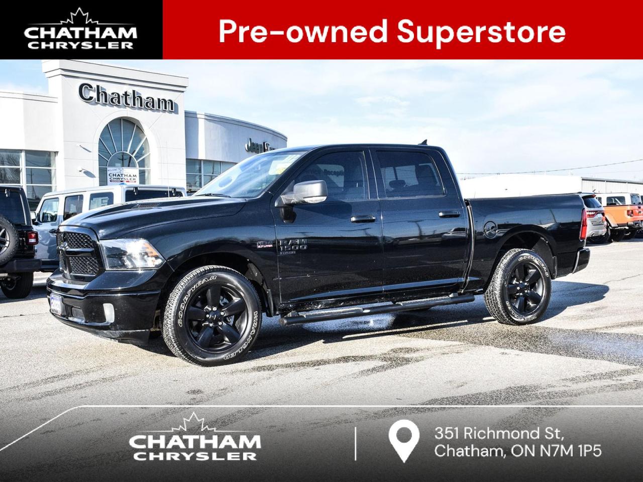 Used 2022 RAM 1500 Classic SLT NAVIGATION POWER SEAT BLACK APPERANCE PKG. for sale in Chatham, ON