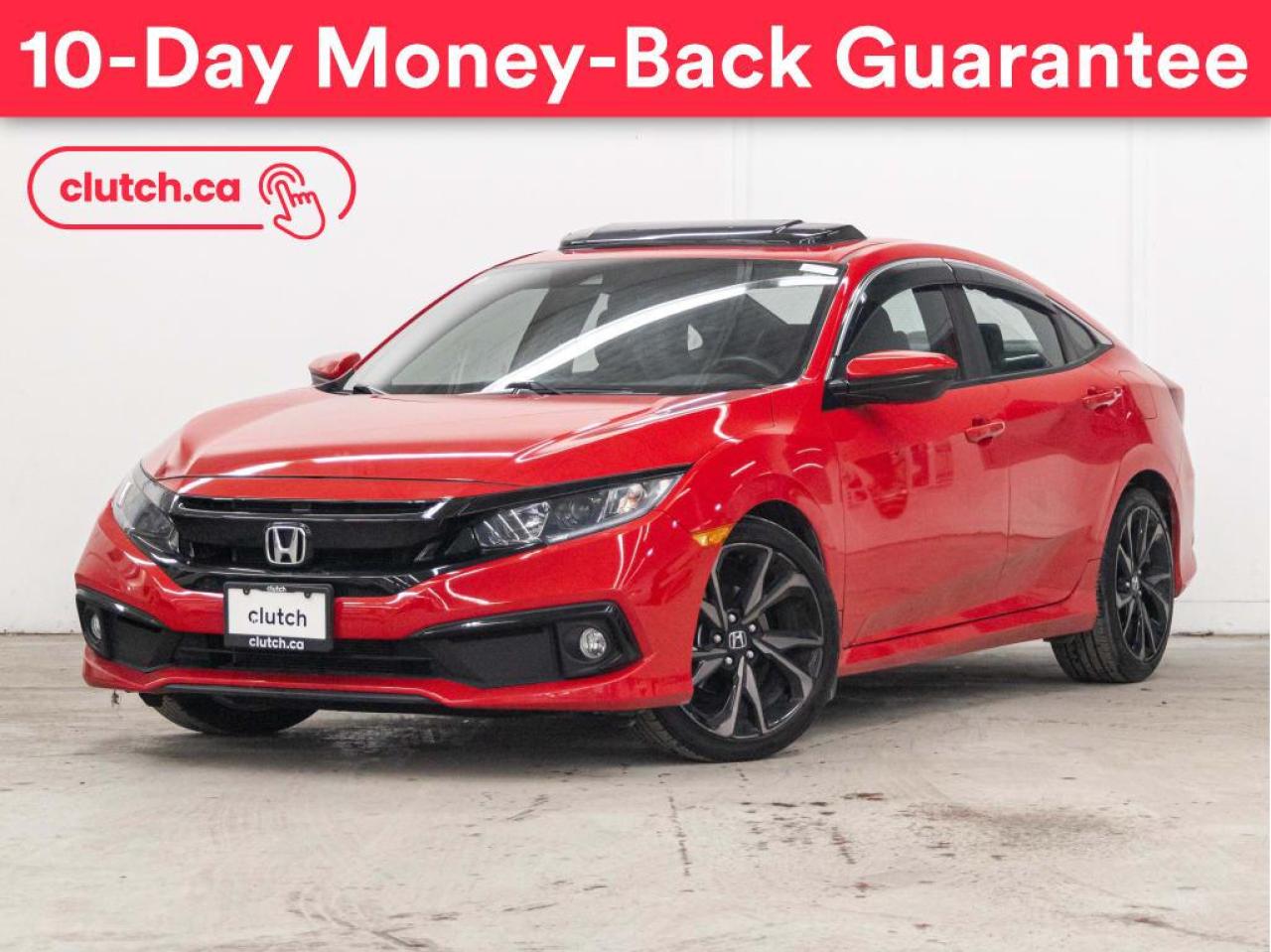 Used 2019 Honda Civic Sedan Sport w/ Apple CarPlay & Android Auto, Adaptive Cruise, A/C for sale in Toronto, ON