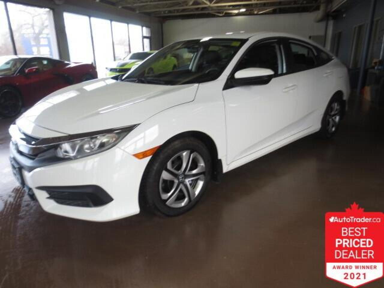 Used 2016 Honda Civic Sedan 4dr CVT LX - **Low KMS** - Heated Seats/Camera for sale in Winnipeg, MB