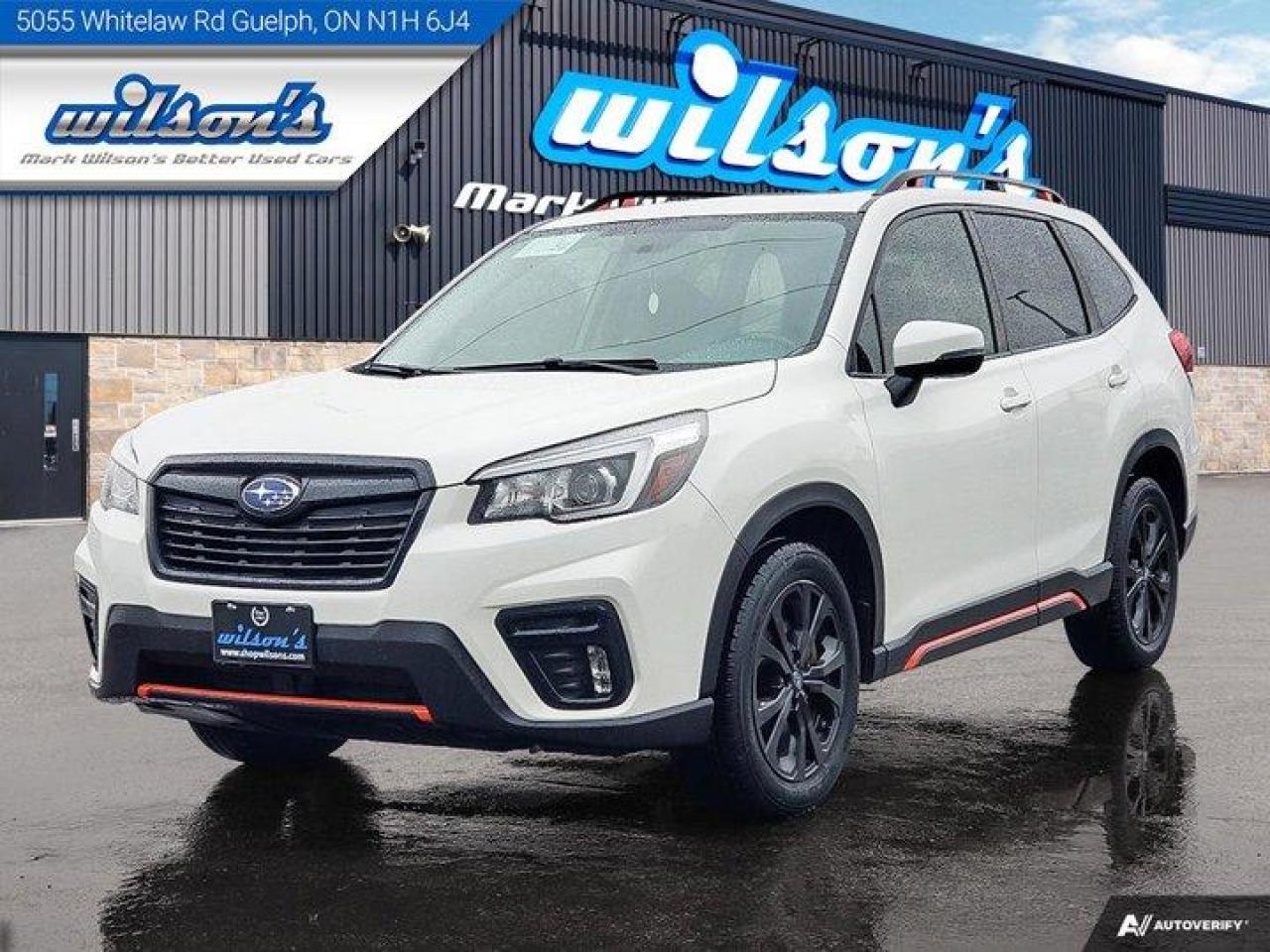 Used 2019 Subaru Forester Sport w/ EyeSight - Sunroof, Orange Accents, Push Button Start, 18