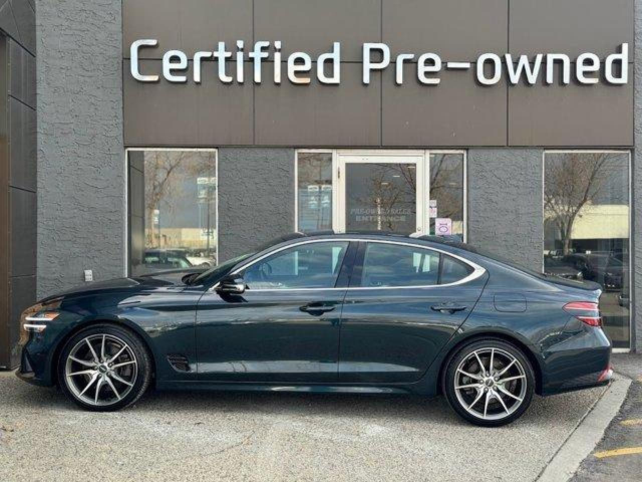 Used 2023 Genesis G70 ADVANCED w/ TWIN TURBO V6 / AWD for sale in Calgary, AB