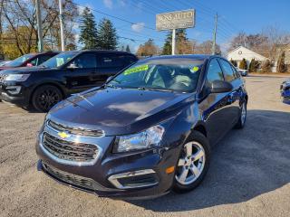 <p><span style=font-family: Segoe UI, sans-serif; font-size: 18px;>***SITTING ON FOUR BRAND NEW ALL-SEASON TIRES AND BRAND NEW BRAKES ALL AROUND***GREAT CONDITION BLUE ON BLACK CHEVROLET SEDAN W/ EXCELLENT MILEAGE, EQUIPPED W/ THE VERY FUEL EFFICIENT 4 CYLINDER 1.8L ECOTECH ENGINE, LOADED W/ BLUETOOTH CONNECTION, ON-STAR ASSIST, POWER LOCKS/WINDOWS AND MIRRORS, KEYLESS ENTRY, CRUISE CONTROL, AUTOMATIC HEADLIGHTS, AIR CONDITIONING, WARRANTIES AND MORE! This vehicle comes certified with all-in pricing excluding HST tax and licensing. Also included is a complimentary 36 days complete coverage safety and powertrain warranty, and one year limited powertrain warranty. Please visit our website at www.bossauto.ca today!</span></p>