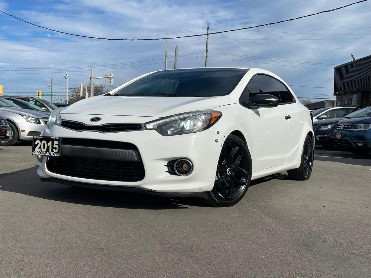 2015 Kia Forte Koup 2dr Cpe Auto SX LEATHER B-CAMERA BLUETOOTH - Photo #1