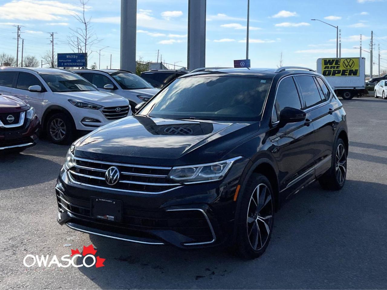 Used 2022 Volkswagen Tiguan 2.0L Highline! R-Line! Clean CarFax! for sale in Whitby, ON