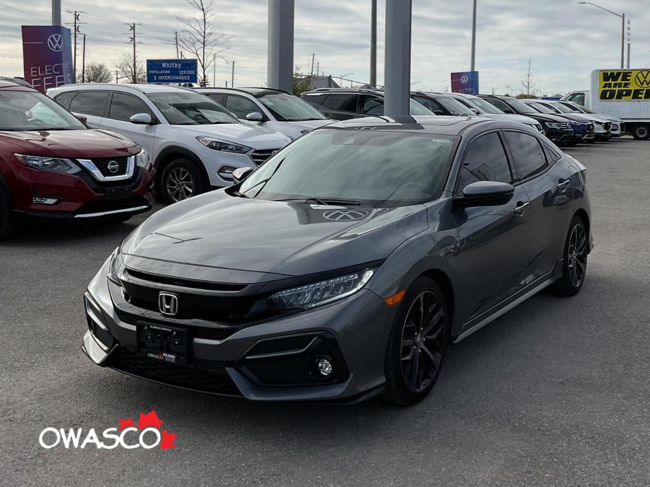 Used 2021 Honda Civic Hatchback 1.5L Sport Touring! Clean CarFax! Hatch! for sale in Whitby, ON