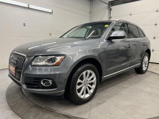 ALL-WHEEL DRIVE PROGRESSIV W/ NAVIGATION PKG INCL. PANORAMIC SUNROOF, BACKUP CAMERA W/ FRONT & REAR SENSORS, HEATED LEATHER SEATS AND PREMIUM 18-IN ALLOYS! Power seats w/ driver memory, rain-sensing wipers, full power group incl. power liftgate, Audi drive select, dual-zone climate control, auto headlights, auto dimming rearview mirror, keyless entry w/ push start, Bluetooth, cruise control and Sirius XM!