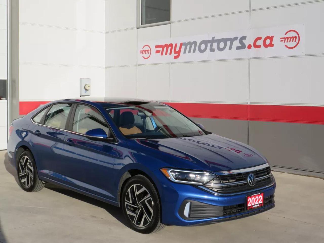 Used 2022 Volkswagen Jetta Highline (**NO REPORTED ACCIDENTS**ALLOY WHEELS**LEATHER** POWER MEMORY DRIVERS SEAT**SUNROOF**AUTO START/STOP**AUTO HEADLIGHTS**HEATED STEERING WHEEL**HEATED AND VENTILATED SEATS** DUAL CLIMATE CONTROL**NAVIGATION**PUSH BUTTON START**REMOTE START**) for sale in Tillsonburg, ON