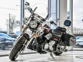 New Arrival! This  2009 Yamaha V-Star is fresh on our lot in Kitchener. <br> <br>This low mileage  unit has just 14,528 kms. Its  dark red in colour  . It has a manual transmission and is powered by a  smooth engine.