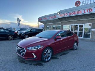<div>Used | Sedan | Red | 2017 | Hyundai | Elantra | Limited | GLS | FWD | Sunroof</div><div> </div><div>2017 HYUNDAI ELANTRA LIMITED 2.0L AUTO GLS WITH 143652 KMS, BACKUP CAMERA, SUNROOF, HEATED STEERING WHEEL, BLUETOOTH, USB/AUX, LANE ASSIST, BLIND SPOT DETECTION, HEATED SEATS, CLOTH SEATS, CD/RADIO, AC, POWER WINDOWS LOCKS SEATS AND MORE! </div>