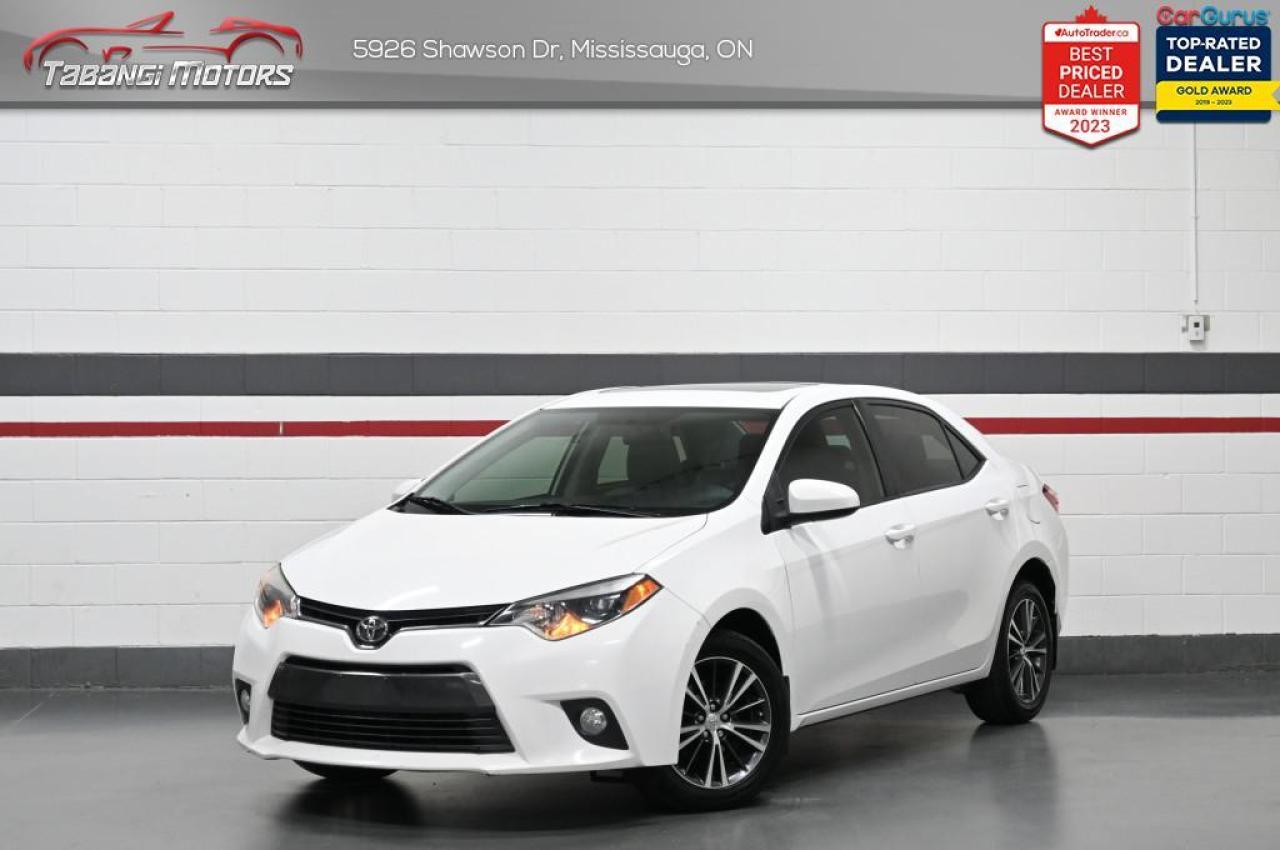 Used 2016 Toyota Corolla Sunroof Backup Camera Heated Seats Keyless Entry for sale in Mississauga, ON