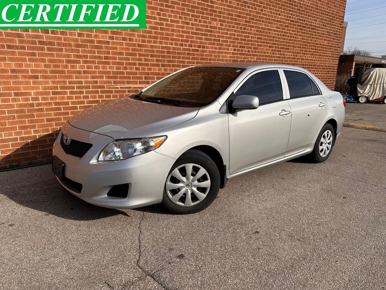 Used 2010 Toyota Corolla Certified with Warranty, extra winter tires for sale in Oakville, ON