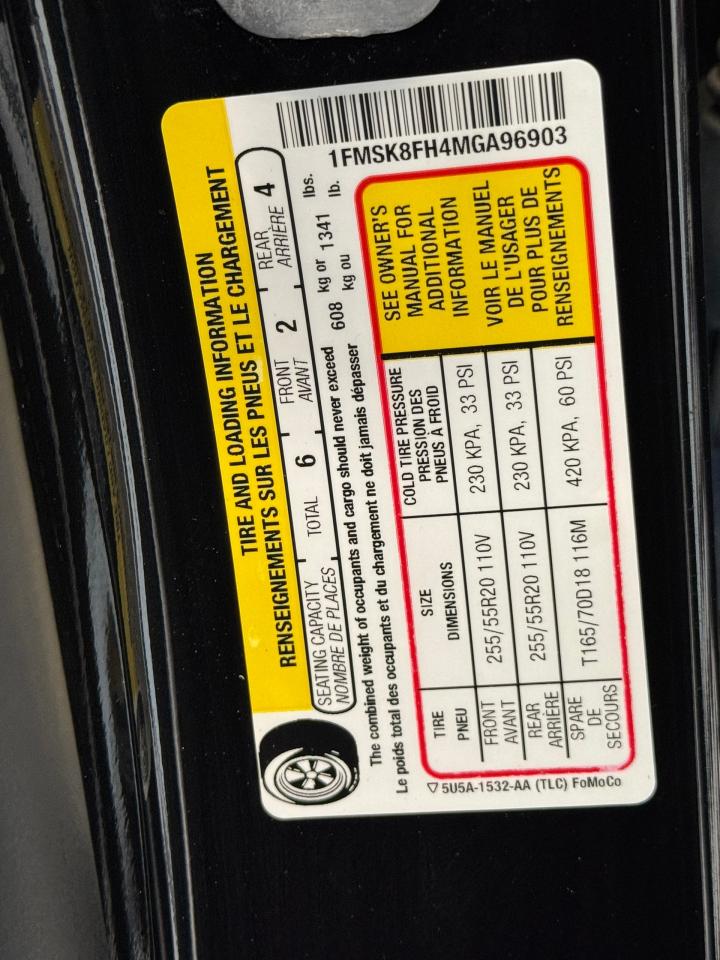 2021 Ford Explorer Limited 4WD 6 Pass+GPS+Lane Keep+Adaptive Cruise - Photo #52