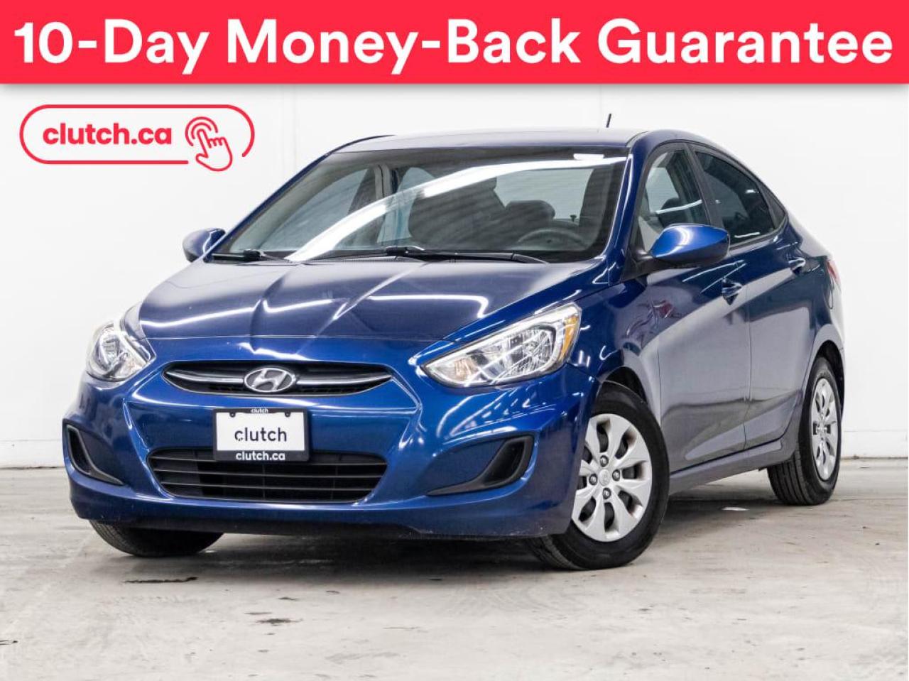Used 2016 Hyundai Accent GL w/ Bluetooth, Cruise Control, A/C for sale in Toronto, ON