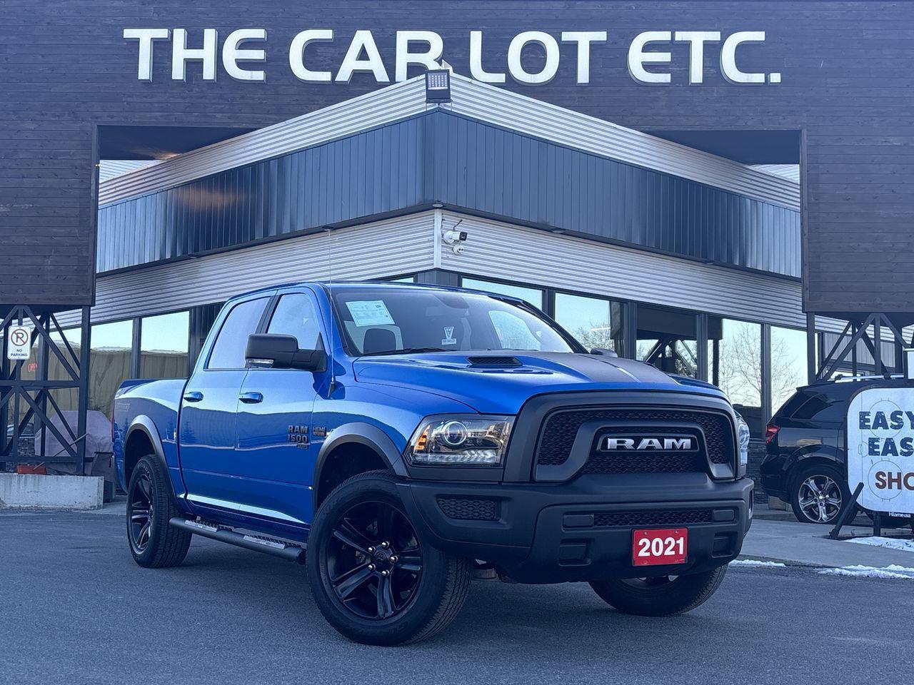 Used 2021 RAM 1500 Classic SLT APPLE CARPLAY/ANDROID AUTO, BACK UP CAM, NAV, HEATED SEATS/STEERING WHEEL, SIRIUS XM, BLUETOOTH!! for sale in Sudbury, ON
