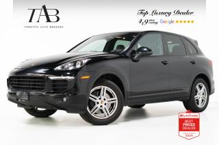 This beautiful 2017 Porsche Cayenne is a Canadian vehicle with a clean Carfax report. The 19-inch wheels not only command attention but also deliver a smooth and exhilarating ride, making each journey a blend of style and precision.

Key features Include:

- Panoramic Sunroof
- Navigation System
- 19-Inch Wheels
- All-Wheel Drive
- Leather Upholstery
- Cruise control
- Porsche Communication Management
- Touchscreen Display
- Premium Sound System
- Bluetooth Connectivity
- Keyless Entry and Ignition
- Rearview Camera
- Power Liftgate
- Dual-Zone Climate Control
- Surround Sound System
- Parking Sensors
- Memory Seats

NOW OFFERING 3 MONTH DEFERRED FINANCING PAYMENTS ON APPROVED CREDIT.

 Looking for a top-rated pre-owned luxury car dealership in the GTA? Look no further than Toronto Auto Brokers (TAB)! Were proud to have won multiple awards, including the 2023 GTA Top Choice Luxury Pre Owned Dealership Award, 2023 CarGurus Top Rated Dealer, 2024 CBRB Dealer Award, the Canadian Choice Award 2024, the 2023 Three Best Rated Dealer Award, and many more!

With 30 years of experience serving the Greater Toronto Area, TAB is a respected and trusted name in the pre-owned luxury car industry. Our 30,000 sq.Ft indoor showroom is home to a wide range of luxury vehicles from top brands like BMW, Mercedes-Benz, Audi, Porsche, Land Rover, Jaguar, Aston Martin, Bentley, Maserati, and more. And we dont just serve the GTA, were proud to offer our services to all cities in Canada, including Vancouver, Montreal, Calgary, Edmonton, Winnipeg, Saskatchewan, Halifax, and more.

At TAB, were committed to providing a no-pressure environment and honest work ethics. As a family-owned and operated business, we treat every customer like family and ensure that every interaction is a positive one. Come experience the TAB Lifestyle at its truest form, luxury car buying has never been more enjoyable and exciting!

We offer a variety of services to make your purchase experience as easy and stress-free as possible. From competitive and simple financing and leasing options to extended warranties, aftermarket services, and full history reports on every vehicle, we have everything you need to make an informed decision. We welcome every trade, even if youre just looking to sell your car without buying, and when it comes to financing or leasing, we offer same day approvals, with access to over 50 lenders, including all of the banks in Canada. Feel free to check out your own Equifax credit score without affecting your credit score, simply click on the Equifax tab above and see if you qualify.

So if youre looking for a luxury pre-owned car dealership in Toronto, look no further than TAB! We proudly serve the GTA, including Toronto, Etobicoke, Woodbridge, North York, York Region, Vaughan, Thornhill, Richmond Hill, Mississauga, Scarborough, Markham, Oshawa, Peteborough, Hamilton, Newmarket, Orangeville, Aurora, Brantford, Barrie, Kitchener, Niagara Falls, Oakville, Cambridge, Kitchener, Waterloo, Guelph, London, Windsor, Orillia, Pickering, Ajax, Whitby, Durham, Cobourg, Belleville, Kingston, Ottawa, Montreal, Vancouver, Winnipeg, Calgary, Edmonton, Regina, Halifax, and more.

Call us today or visit our website to learn more about our inventory and services. And remember, all prices exclude applicable taxes and licensing, and vehicles can be certified at an additional cost of $799.