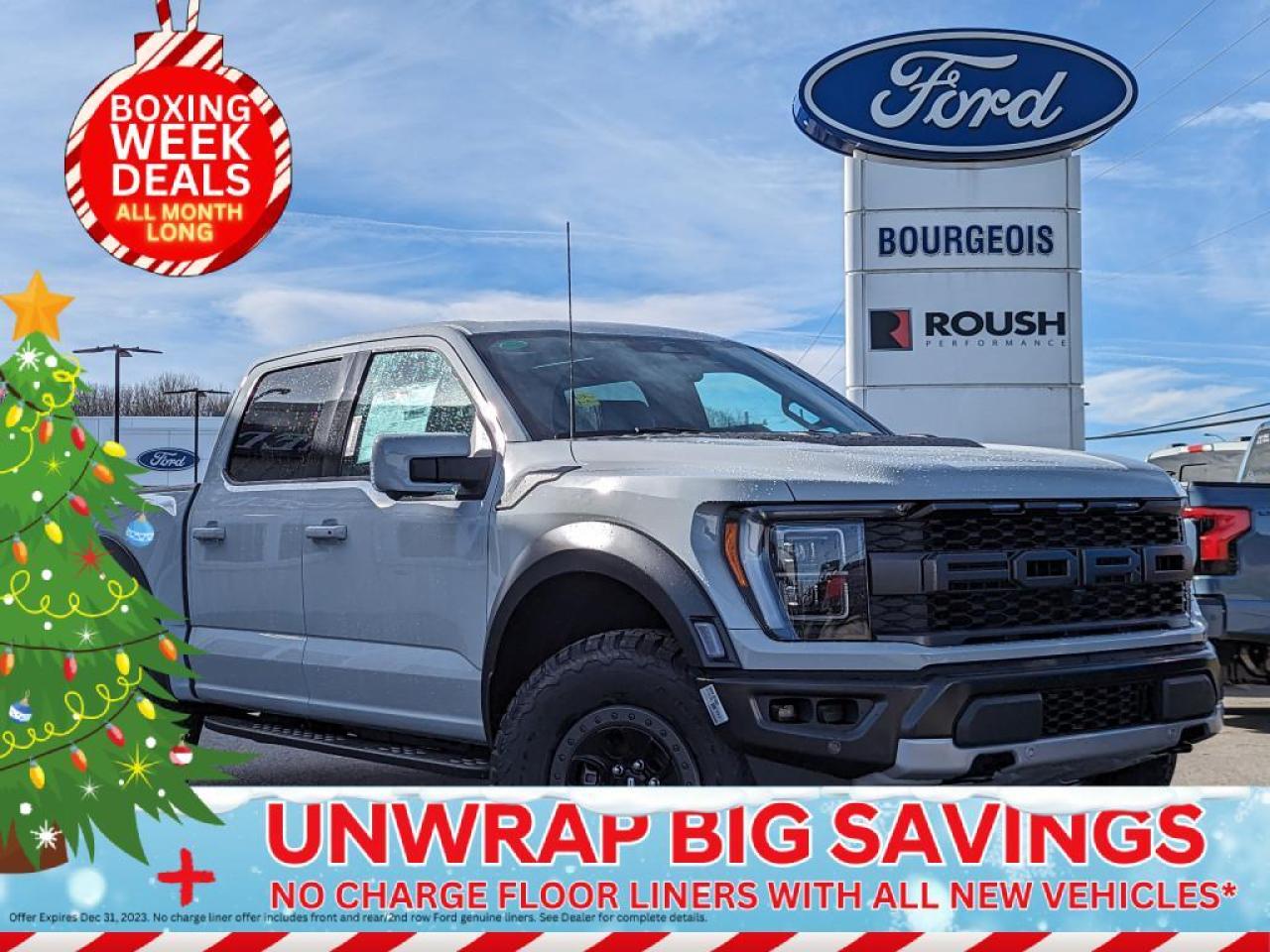 New 2023 Ford F-150 Raptor  *801A, POWER TAILGATE, PANO ROOF, BLUE INTERIOR* for sale in Midland, ON