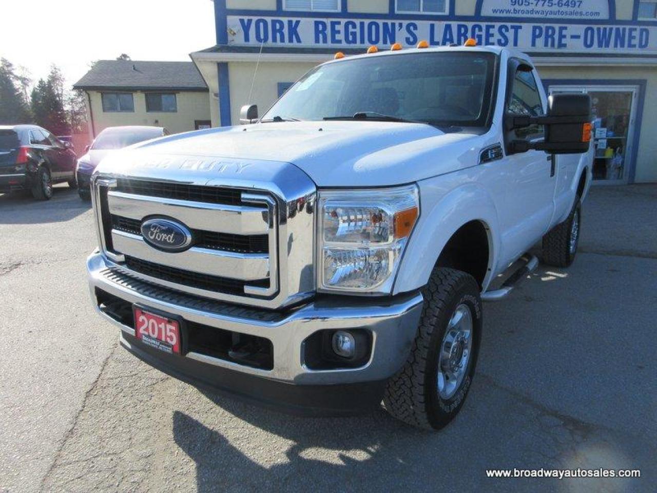 2015 Ford F-250 3/4 TON XLT-FX4-MODEL 3 PASSENGER 6.2L - V8.. 4X4.. REGULAR-CAB.. 8-FOOT-BOX.. TRAILER BRAKE.. BACK-UP CAMERA.. POWER PEDALS.. KEYLESS ENTRY..