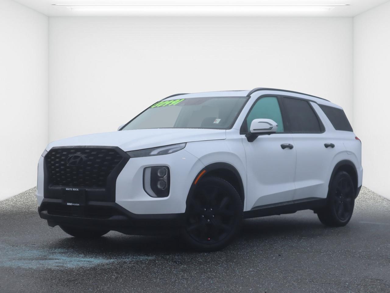 Loaded with Features â Spacious Family SUV â Exceptional Comfort<br><br>APPLE CARPLAY | 7 Passenger | ANDROID AUTO | ONE OWNER | NO ACCIDENTS | NAVIGATION | AWD | DRIVE MODE SELECT | LED HEADLIGHTS | ALLL WEATHER MATS AND CARGO TRAY | LEATHER INTERIOR | BLIND SPOT DETECTION |  HEATED SEATS | HEATED STEERING | VENTILATED SEATS | REAR VIEW CAMERA | BIRDS EYE VIEW MONITOR | <br><br>Experience premium comfort and family-friendly versatility with the 2020 Hyundai Palisade Luxury, available now at Murray Hyundai White Rock with 101,792 kms. This one-owner, no-accident SUV features a refined V6 engine, all-wheel drive, leather-appointed seating, advanced safety technology, and a spacious three-row interior designed for every journey. Visit Murray Hyundai White Rock today and enjoy exceptional value in a well-cared-for, sophisticated SUV.<br><br>Recent Arrival! 2020 Hyundai Palisade Luxury Hyper White V6 8-Speed Automatic with SHIFTRONIC AWD<br><br><br>Why Buy From us? <br>*7x Hyundai Presidents Award of Merit Winner <br>*3x Consumer Choice Award for Business Excellence <br>*AutoTrader Dealer of the Year <br><br>M-Promise Certified Preowned ($995 value): <br>- 30-day/2,000 Km Exchange Program <br>- 3-day/300 Km Money Back Guarantee <br>- Comprehensive 144 Point Mechanical Inspection <br>- Full Synthetic Oil Change <br>- BC Verified CarFax <br>- Minimum 6 Month Power Train Warranty <br><br>Our vehicles are priced under market value to give our customers a hassle free experience. We factor in mechanical condition, kilometres, physical condition, and how quickly a particular car is selling in our market place to make sure our customers get a great deal up front and an outstanding car buying experience overall. At White Rock Hyundai, we help you get where you want to go. *All vehicle purchases are subject to a $799 administration fee. *Dealer #31129.<br><br>Certified. Hyundai Details:<br><br>  * CarFax<br>  * Transferable 6-Year/120,000 km Powertrain Limited Warranty. This is an additional 1 year/20, 000 km beyond the original factory warranty<br>  * 195 point inspection<br>  * 1 year 24 hour roadside assistance<br>  * 30 day / 2000 km exchange privilege policy<br>  * Enjoy preferred financing rates on select models<br><br><br>CALL NOW!! This vehicle will not make it to the weekend!!