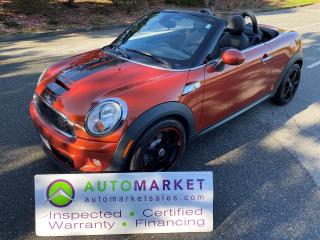 Used 2015 MINI Cooper Roadster S ROADSTER 6sp  MAN, WARRANTY, FINANCING, INSPECTED W/ BCAA MEMBERSHIP, CARPLAY for sale in Surrey, BC