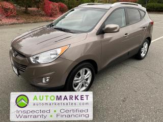 Used 2012 Hyundai Tucson GLS AWD SUNROOF, H/SEATS, BLUETOOTH, FINANCING, WARRANTY INSPECTED W/ BCAA MEMBERSHIP! for sale in Surrey, BC